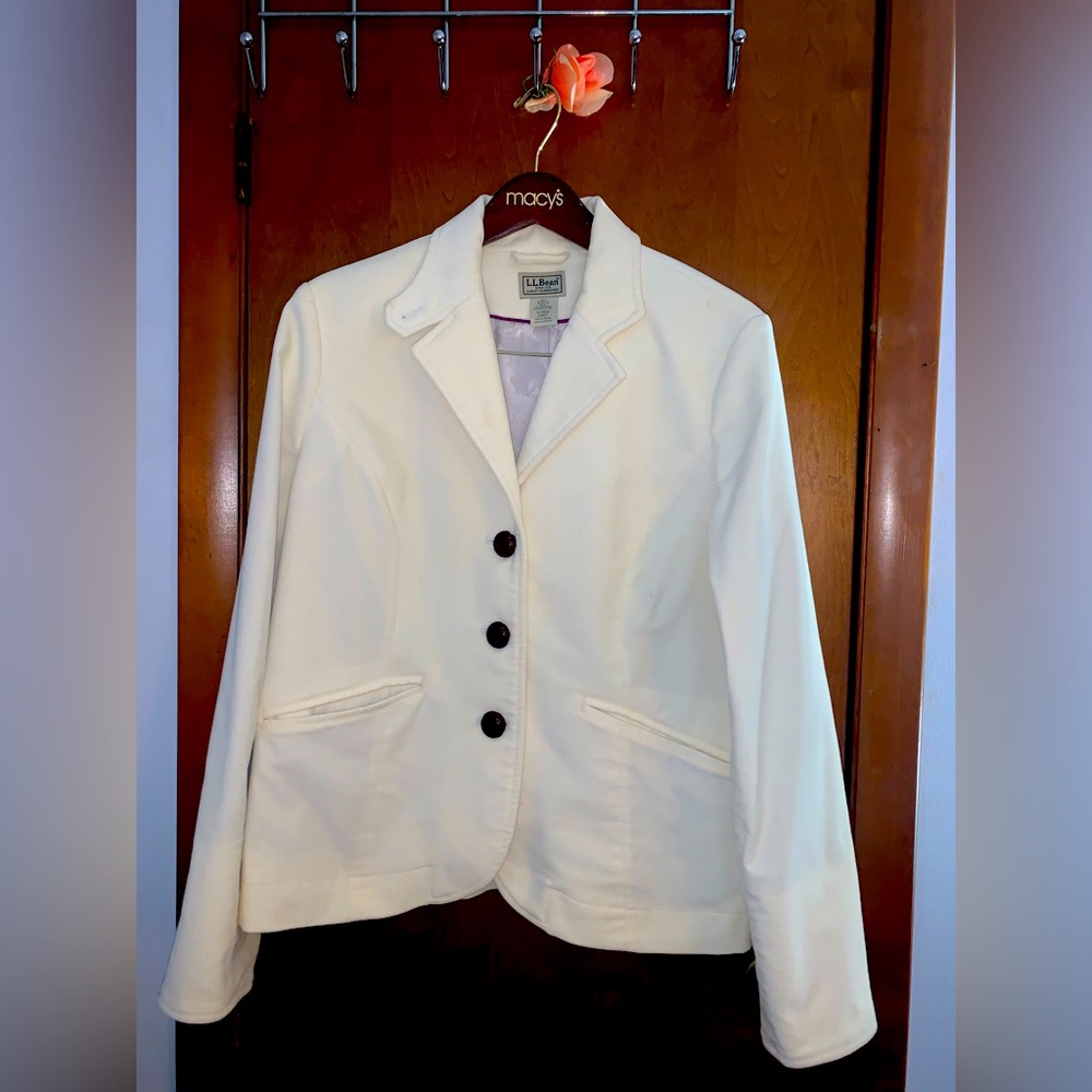 LL Bean soft velvet Blazer/Jacket